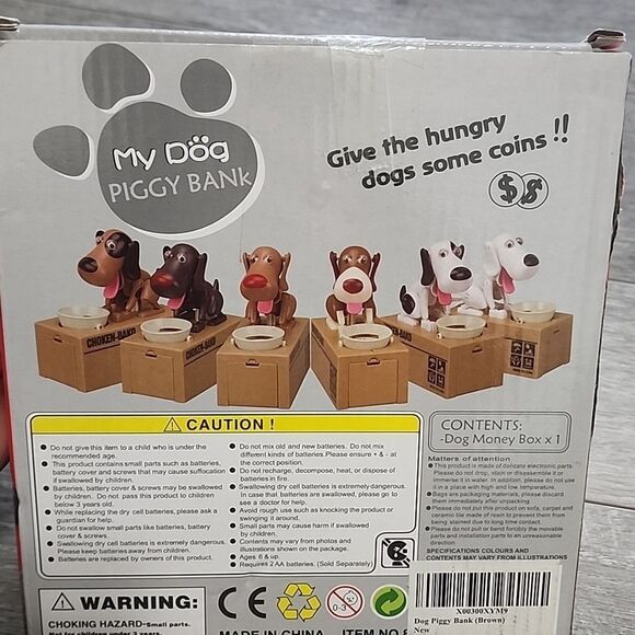 DOG COIN BANK, PIGGY BANK - Picture 2 of 3
